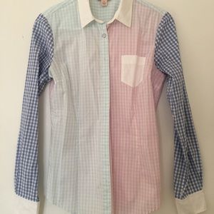 Brooks Brothers mixed gingham shirt